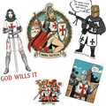 Crusader Sticker Pack
