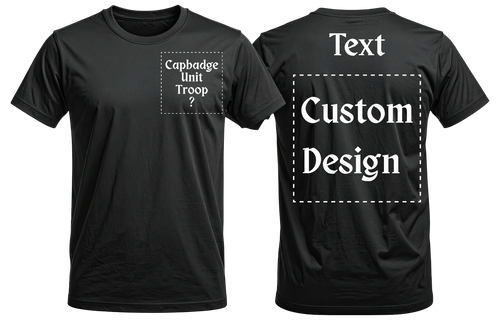 Custom and Personalised Army Regiment, Troop, Section T-Shirts.