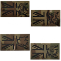 GBR IR patches with English lion, Welsh dragon, Scottish thistle, Irish clover on MTP.