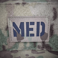 Medical Infrared patch with a multicam background.