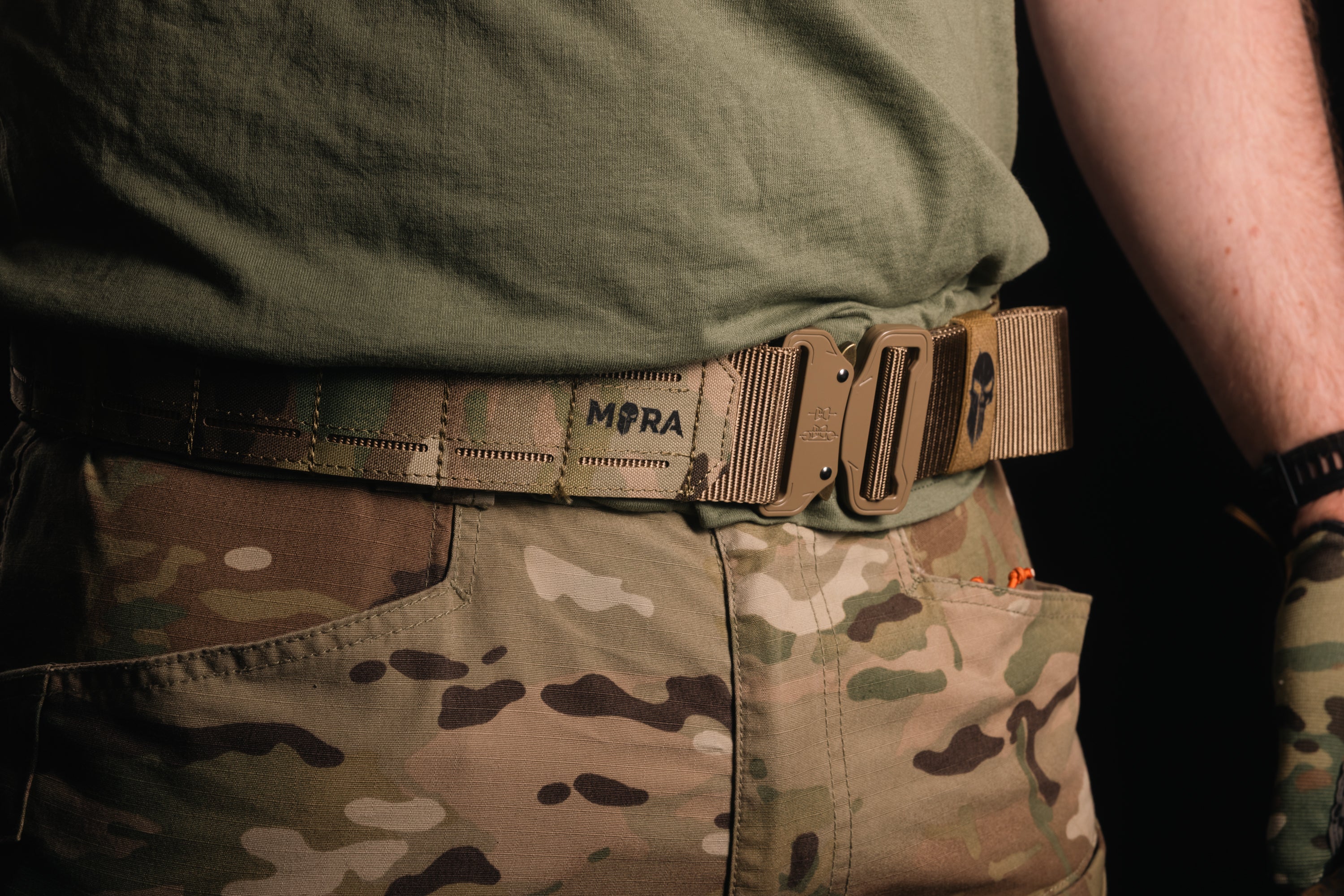 Moratactical lasercut multicam shooters belt