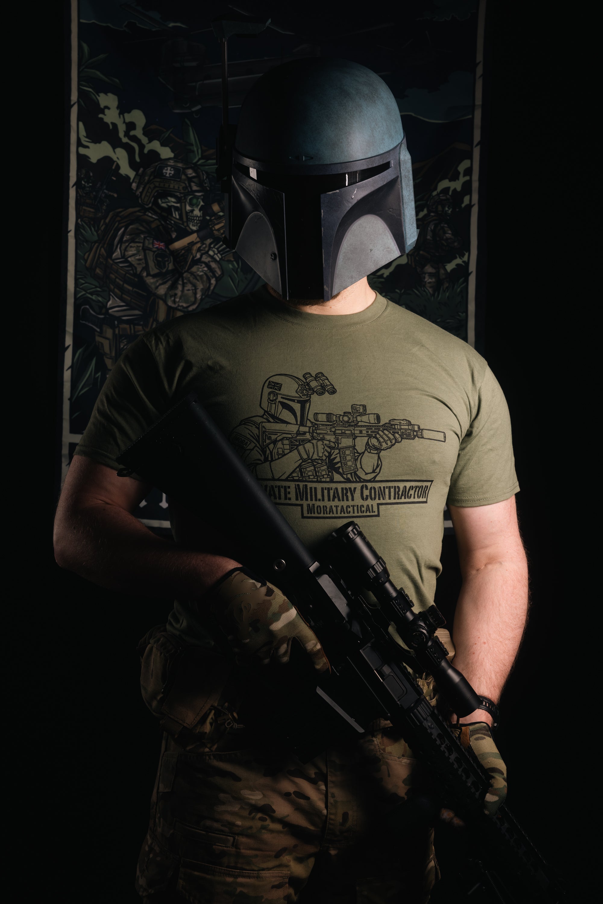 Mandalorian pmc inspired t shirt