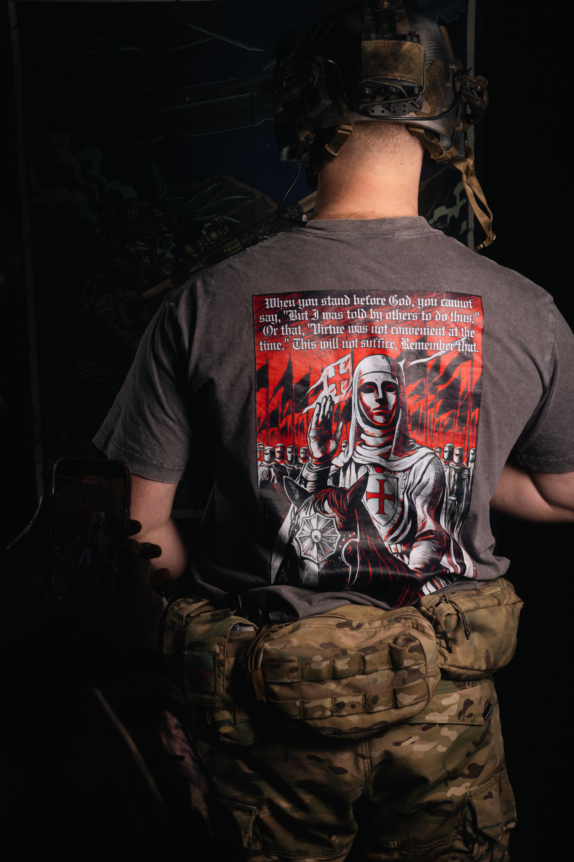 Stand Before God Oversized Vintage Wash T Shirt