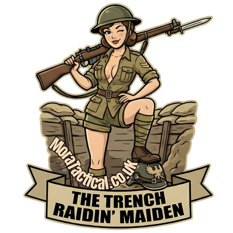 Trench Raidin Maiden Stickers