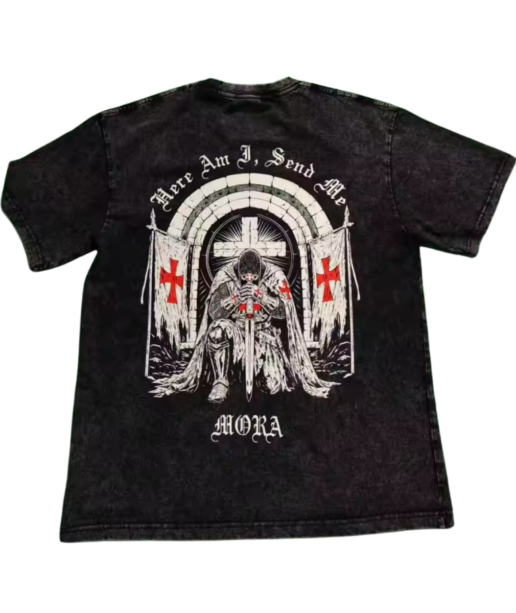 Isaiah 6:8 Washed Oversized T-Shirt