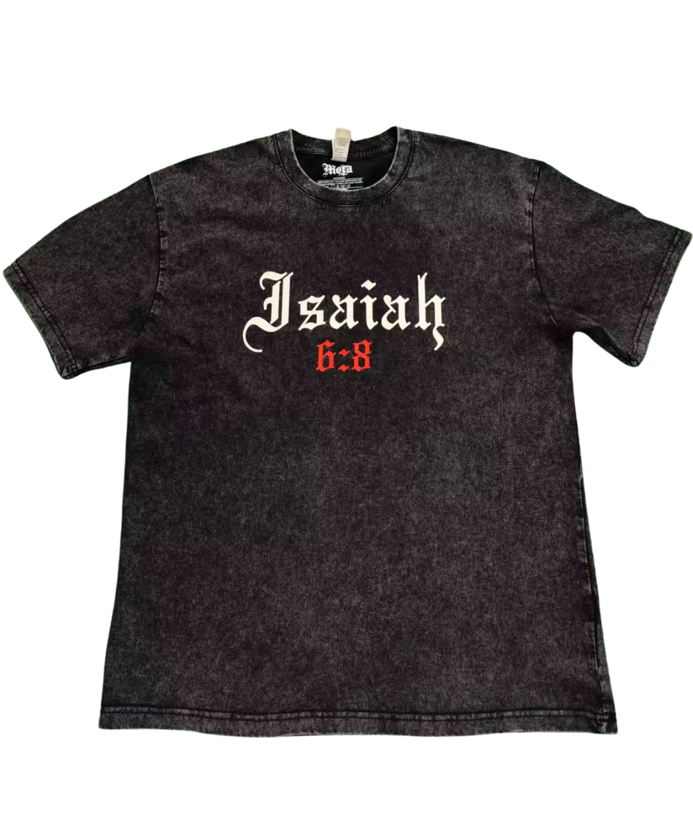 Isaiah 6:8 Washed Oversized T-Shirt
