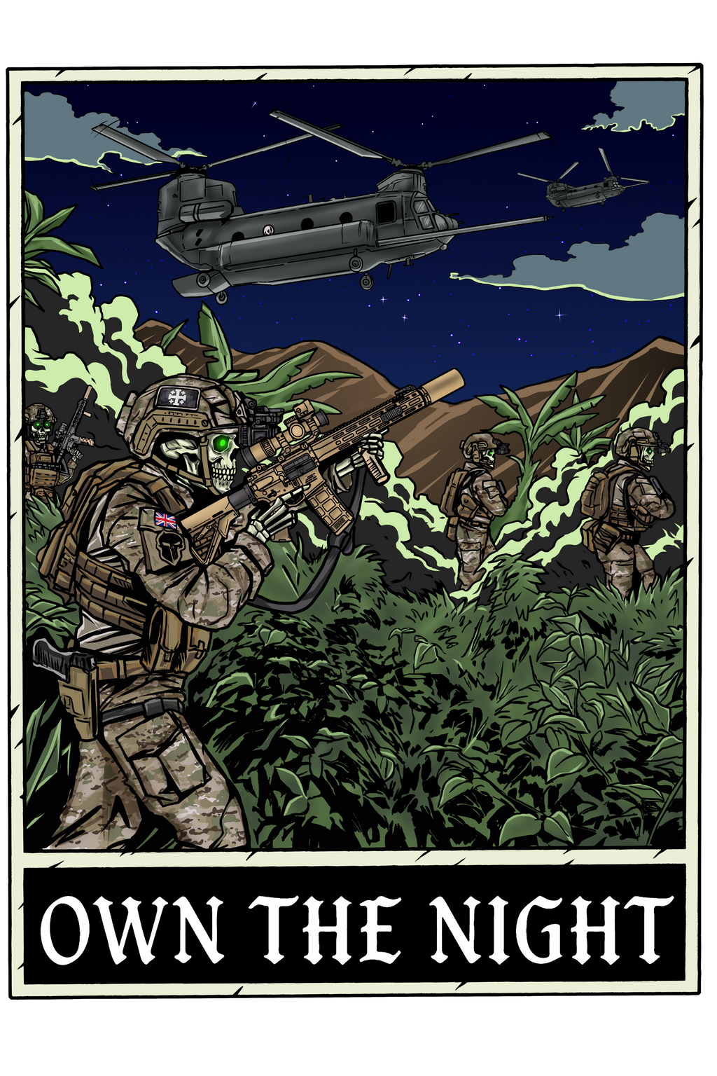 Own The Night Flag