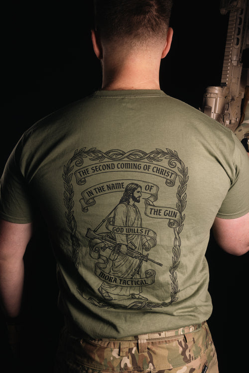 Deus Vult In The Name Of The Gun T Shirt