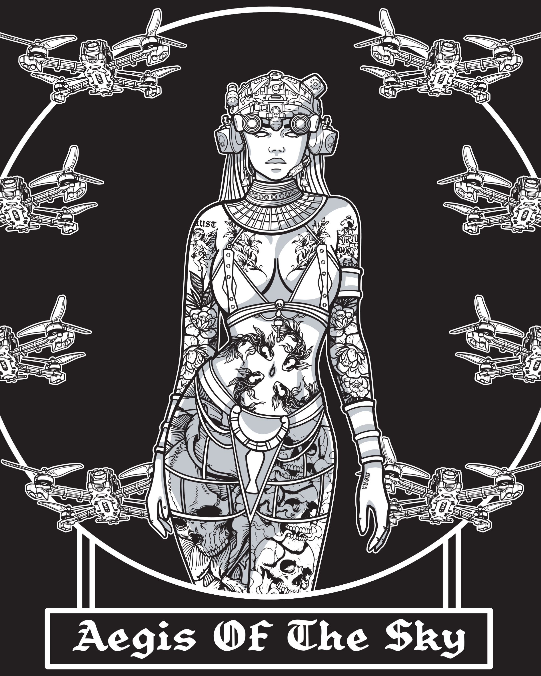 Aegis Of The Sky SUAS Flag