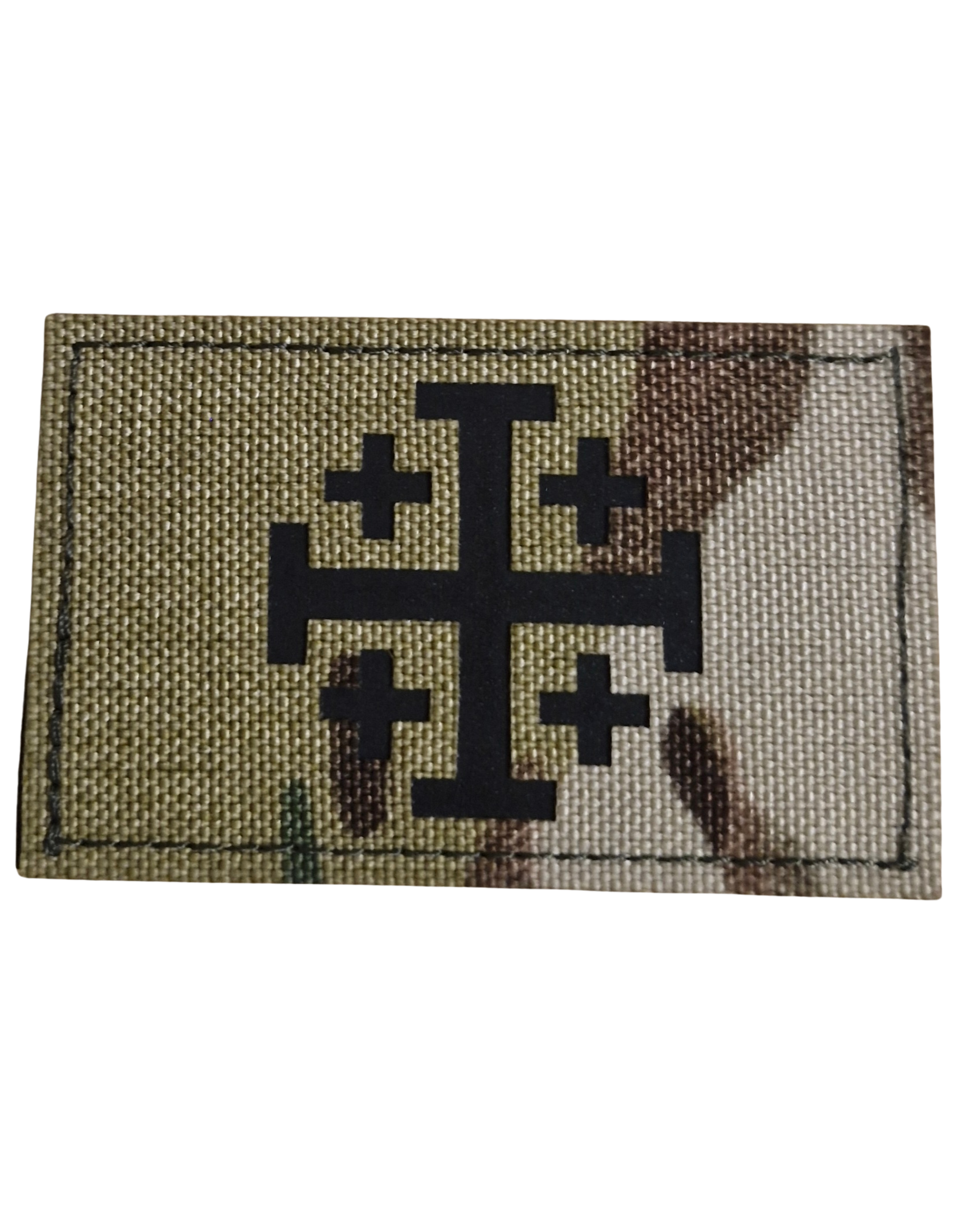 Jerusalem Cross MTP Laser Cut Patch