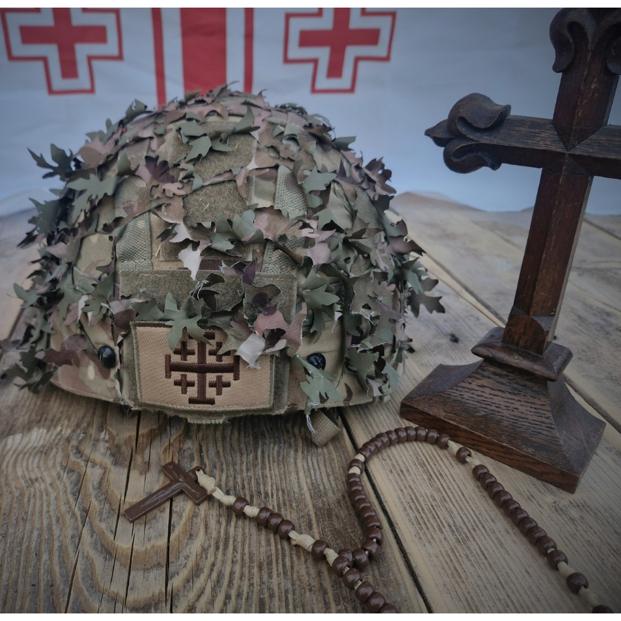 Jerusalem Cross Morale Patch