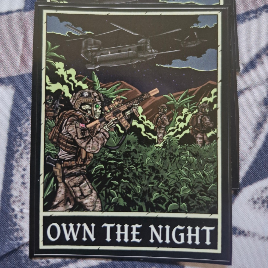 Own The Night Sticker