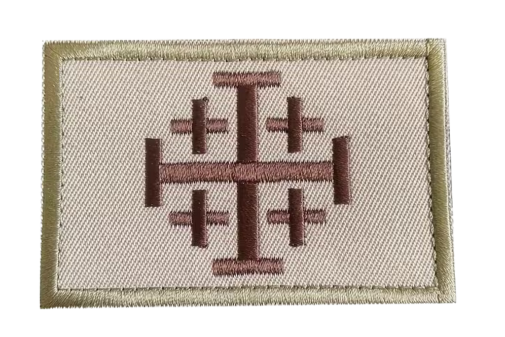 Jerusalem Cross Morale Patch