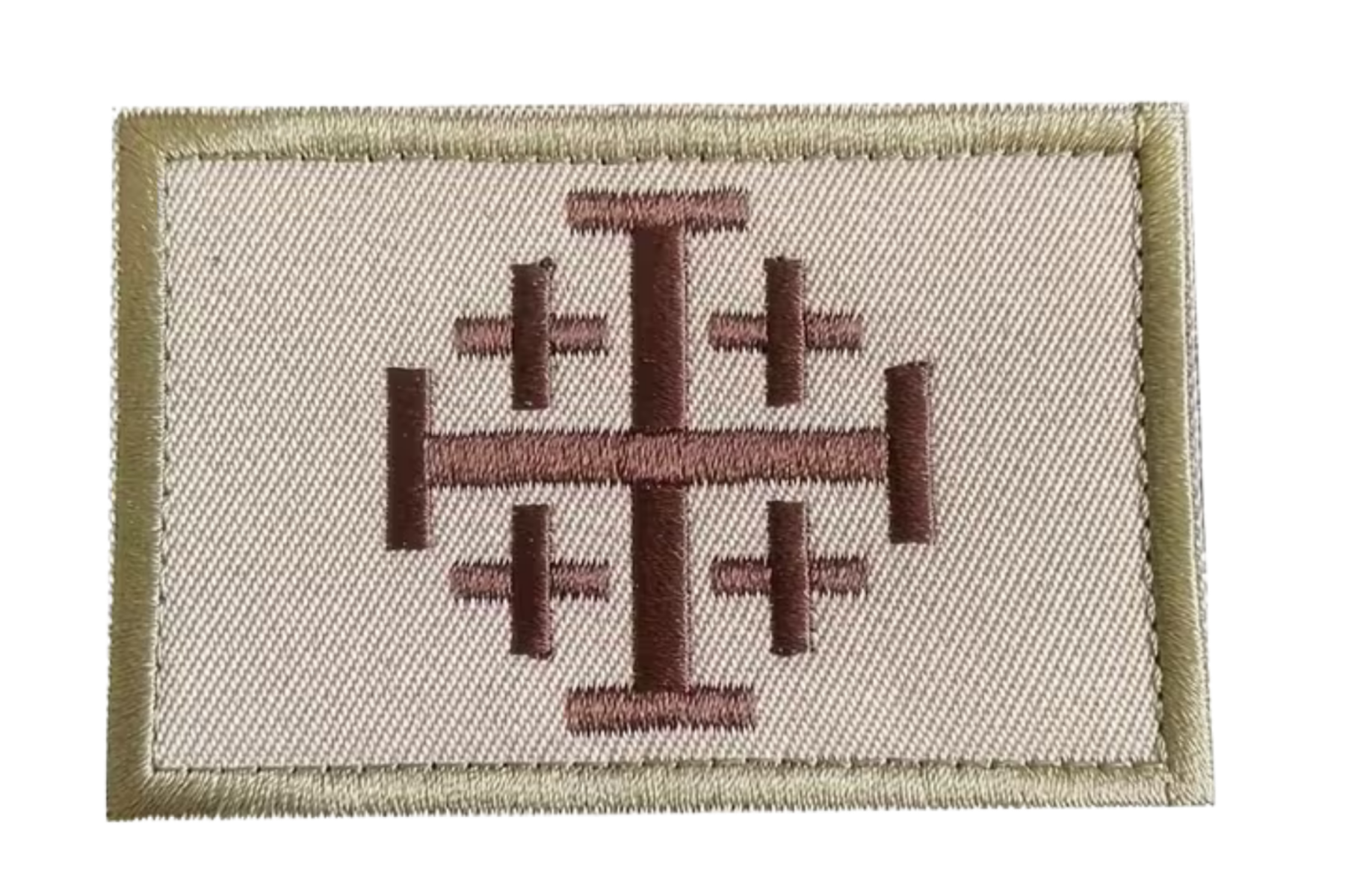 Jerusalem Cross Morale Patch